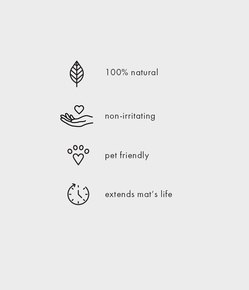 Manduka Natural Rubber Yoga Mat Restore Spray - Gingergrass (8oz/237ml)