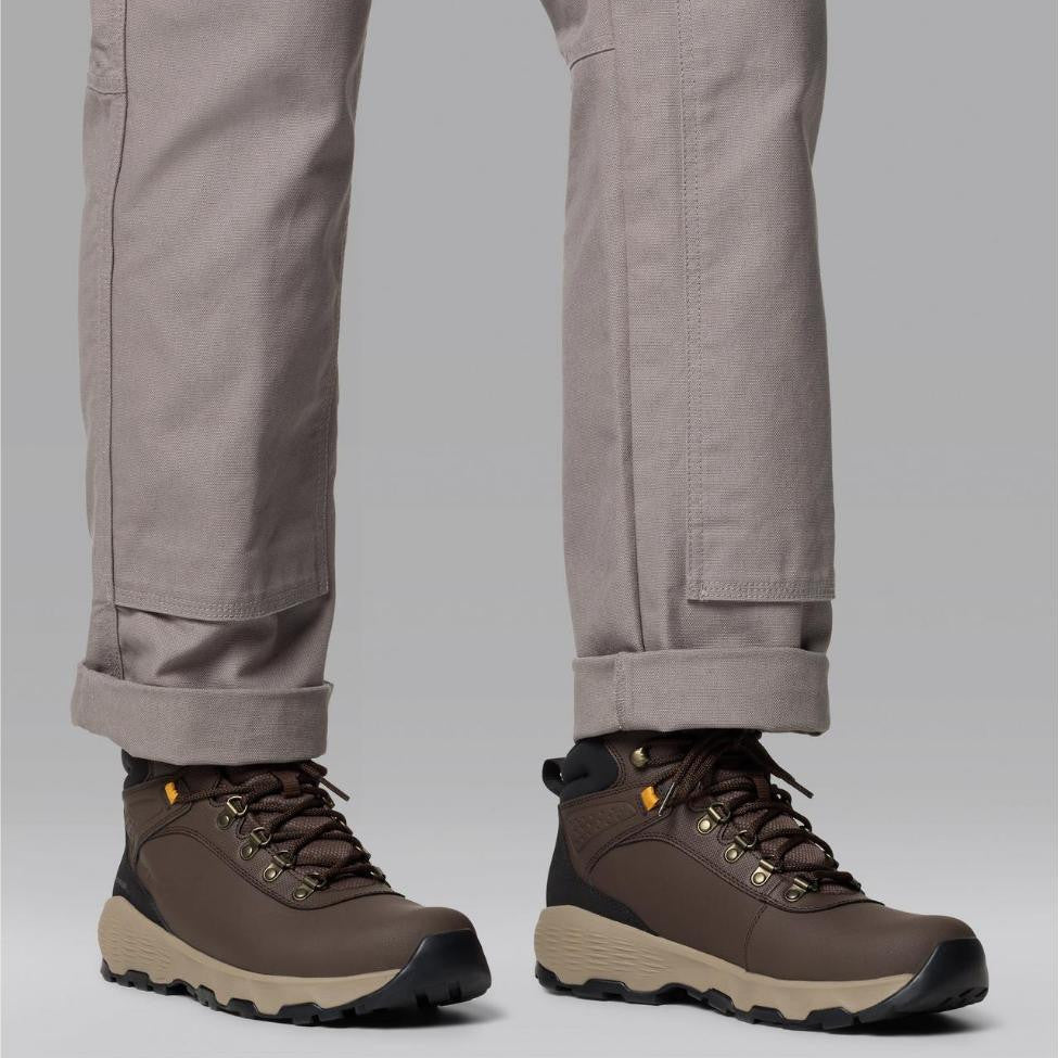Sepatu Gunung/Hiking Pria - Columbia Men's Newton Wander LTR Boot (Cordovan, Raw Honey)