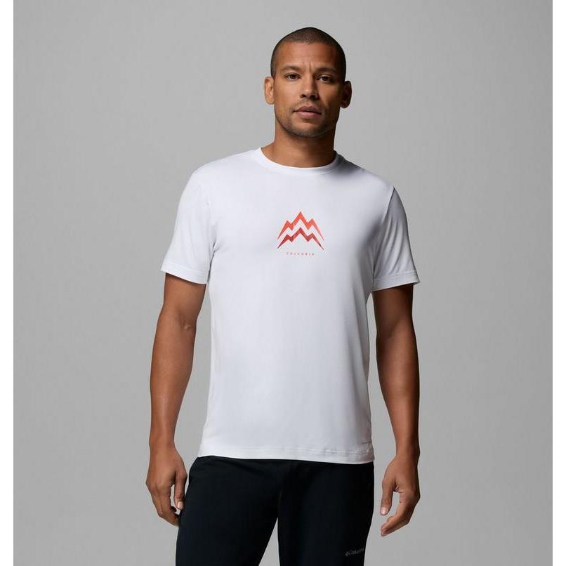 Kaos Outdoor Pria - Columbia Men's Parsons Point SS Graphic T-Shirt (White)