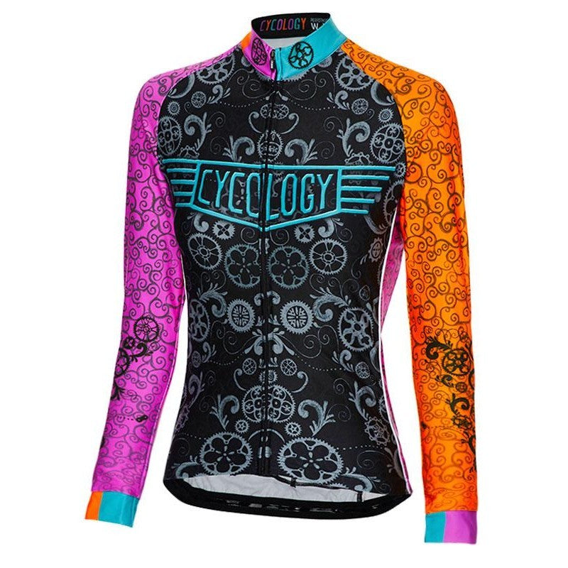Cycology Extra Lucky Chain Ring Women's Long Sleeve Cycling Jersey