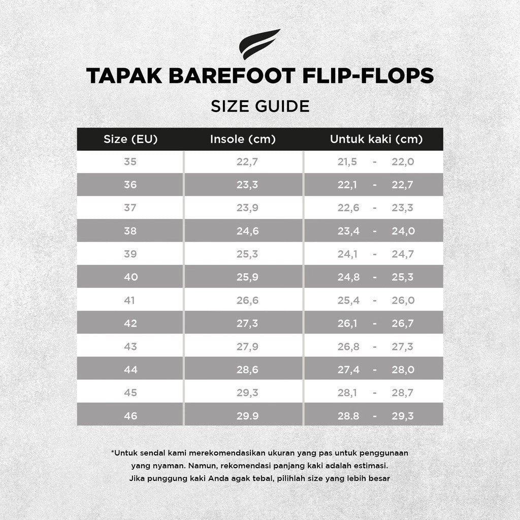 Salin Sandal Pyopp Fledge - Tapak V1.5 Barefoot Flip Flops - Latte