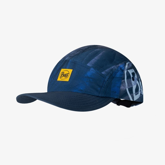 Topi Buff Original - 5 Panel Go Cap Arius Blue