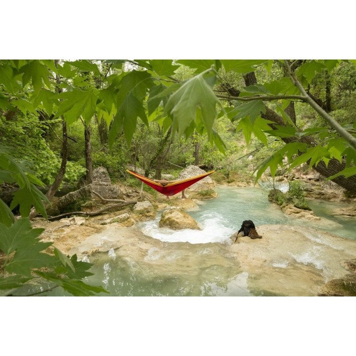 Ticket To The Moon Hammock King size - Burgundy / Dark Yellow