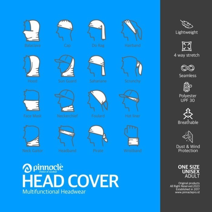 Pinnacle Head Cover Pattern Grey