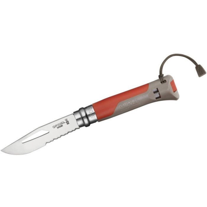 Opinel N 08 OUTDOOR Earth - red