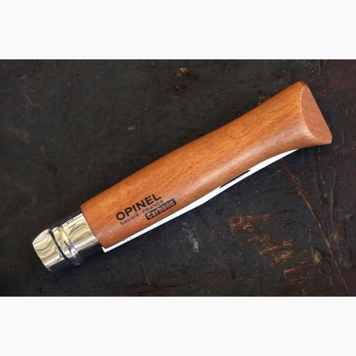 Opinel N°12 Carbon Steel Folding Knife - Pisau Lipat Outdoor