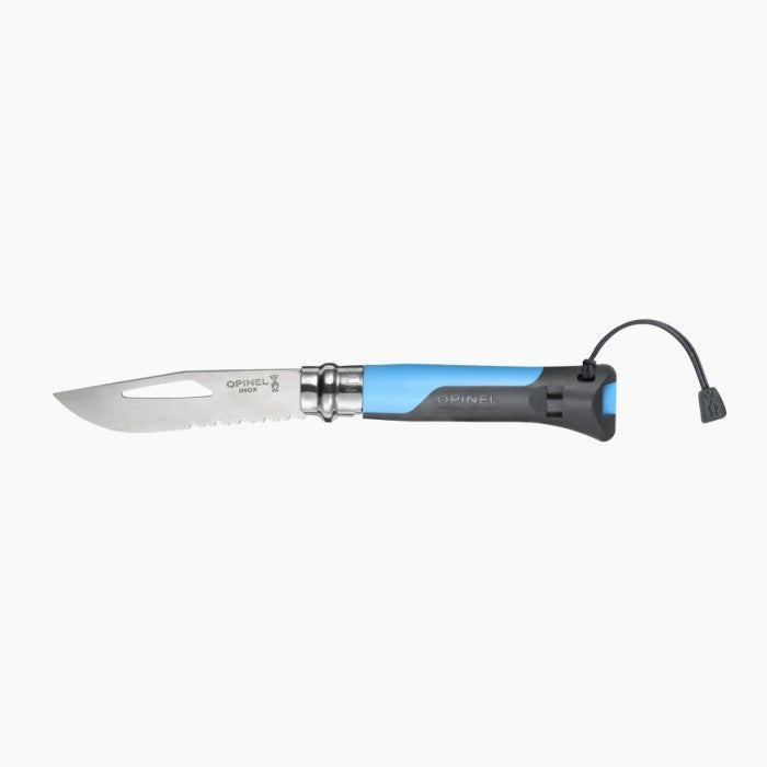 Opinel N°08 Outdoor Knife Stainless Steel - Blue