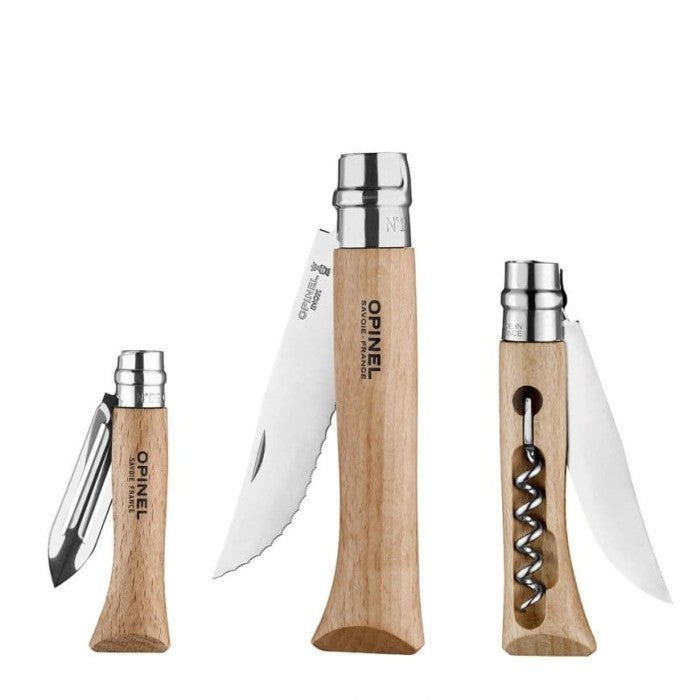 Pisau Bushcraft masak outdoor survival - Opinel Nomad Cooking Kit Set
