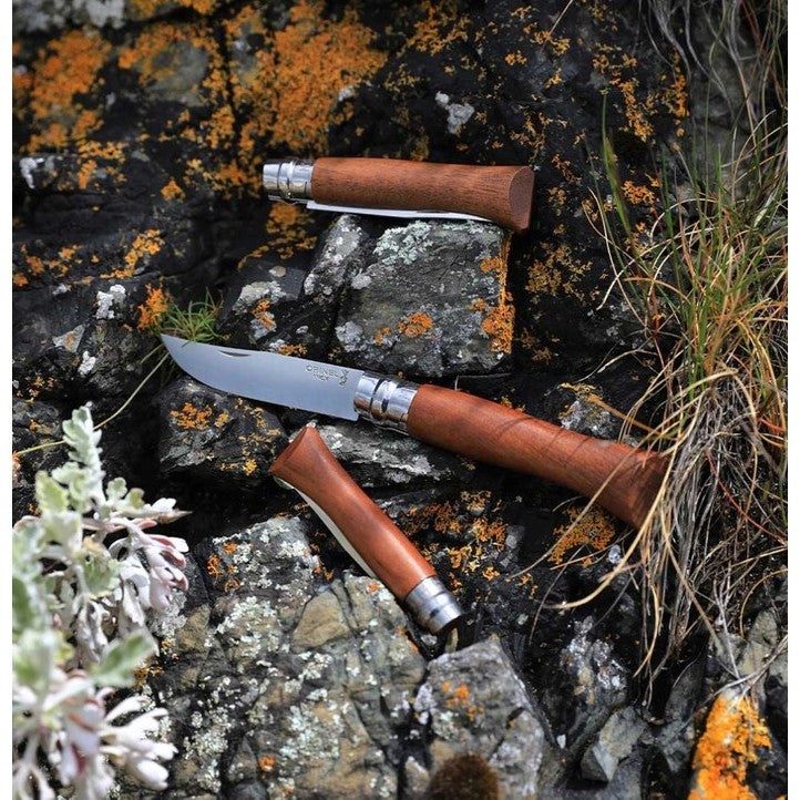 Opinel 09 Walnut Handle - Stainless Steel Folding Knife