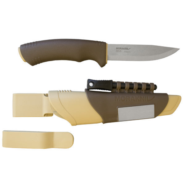 Pisau Morakniv Bushcraft Survival Desert (S) - Stainless Steel