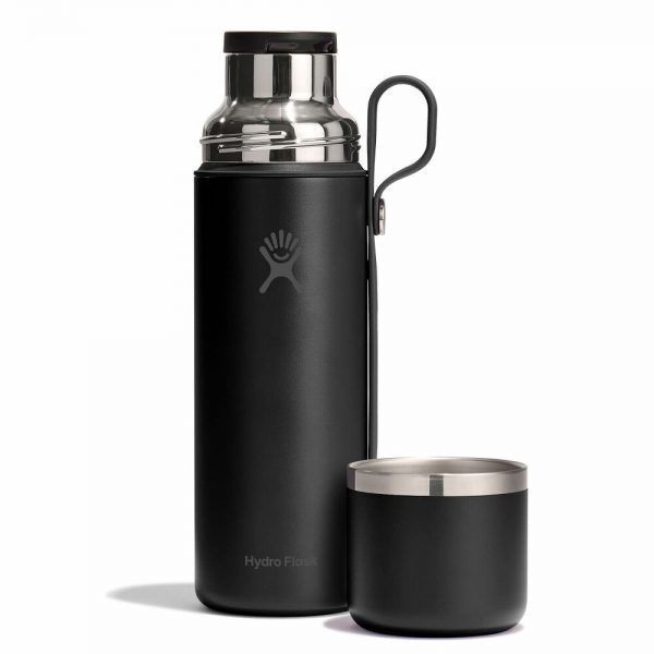 Botol Minum/Tumbler/Termos - Hydro Flask Hot Flask and Cup 28oz/828ml (Black)