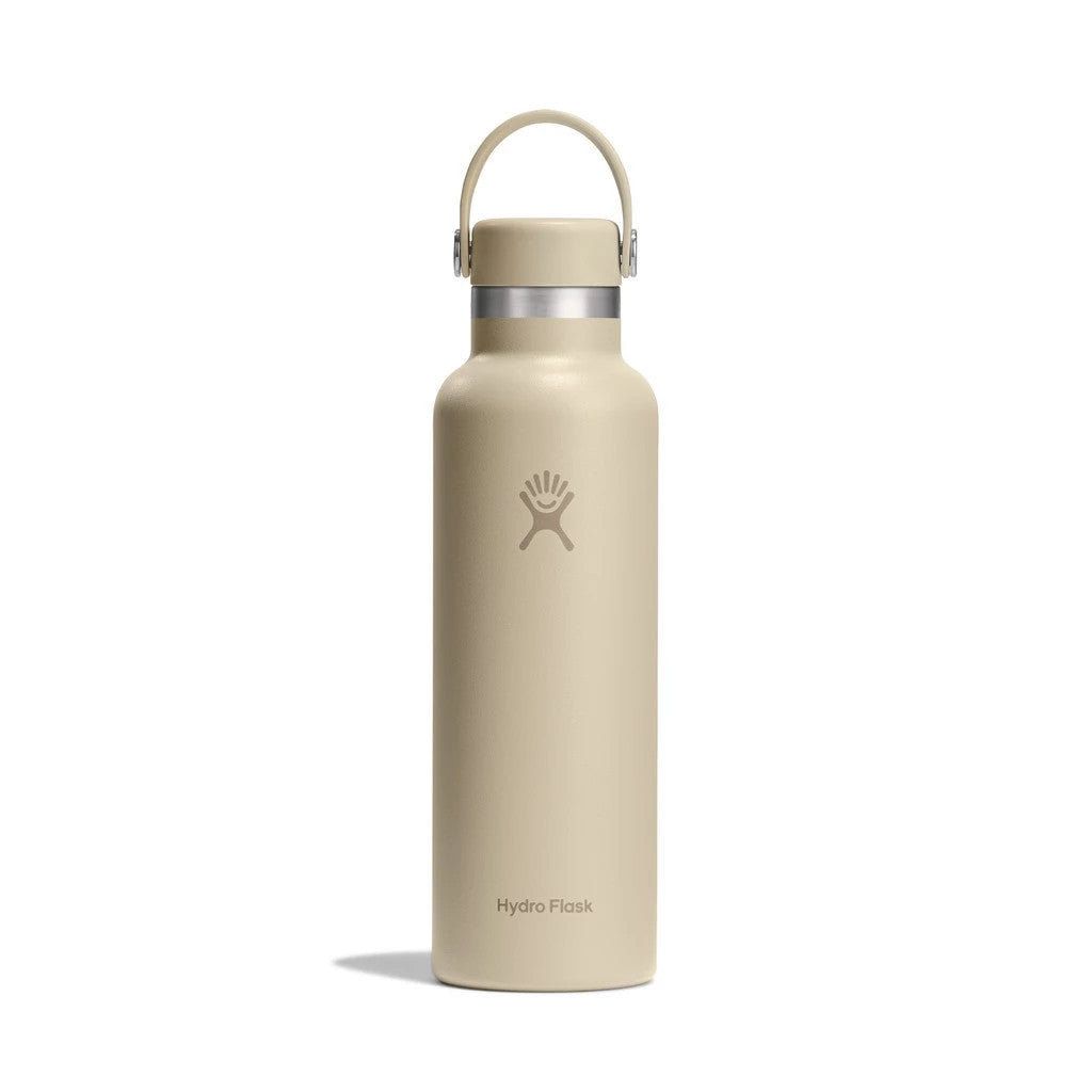 Botol Minum/Tumbler Ringan - Hydro Flask Standard Mouth Flex Cap 21oz/621ml (Tonal Oat)