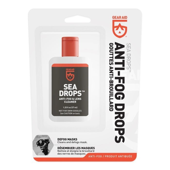 Pembersih Lensa Selam - Gear Aid Sea Drops Anti-Fog & Lens Cleaner Gear Aid (1.25 fl oz/37ml)