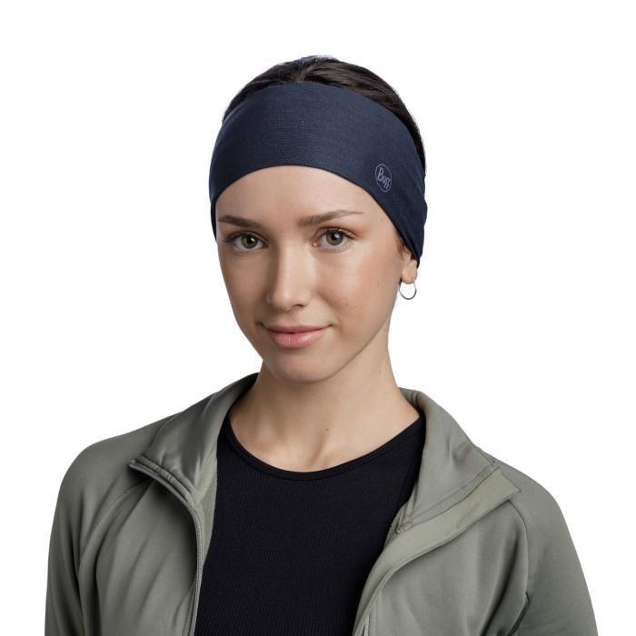 Buff Original Coolnet UV Wide Headband Solid Night Blue