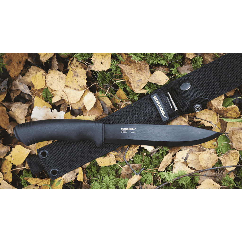 Pisau Survival/Bushcraft/Outdoro High Carbon Steel - Morakniv Pathfinder BlackBlade (C)