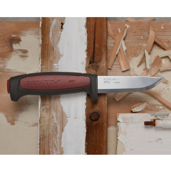 Pisau Carbon Steel Bushcraft/Pertukangan/Crafting - Morakniv PRO (C)