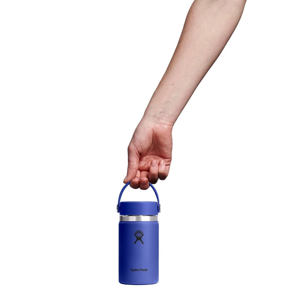 Botol Minum/Tumbler - Hydro Flask Wide Mouth Flex Cap 12oz/354ml (Capri Blue)