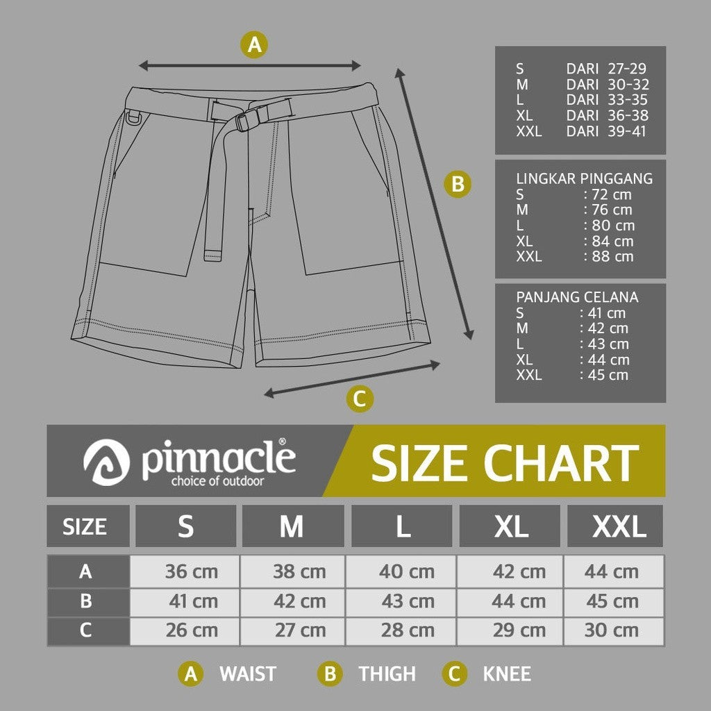 Pinnacle Eutla Classic Short - Khaki