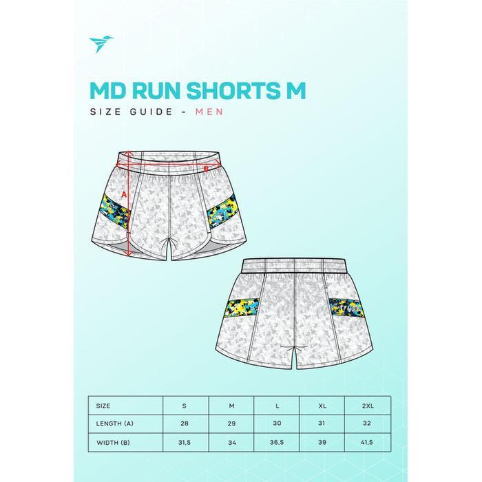 Celana Pendek Lari Pria - Trijee MD Run Shorts Men (Multi Dots)