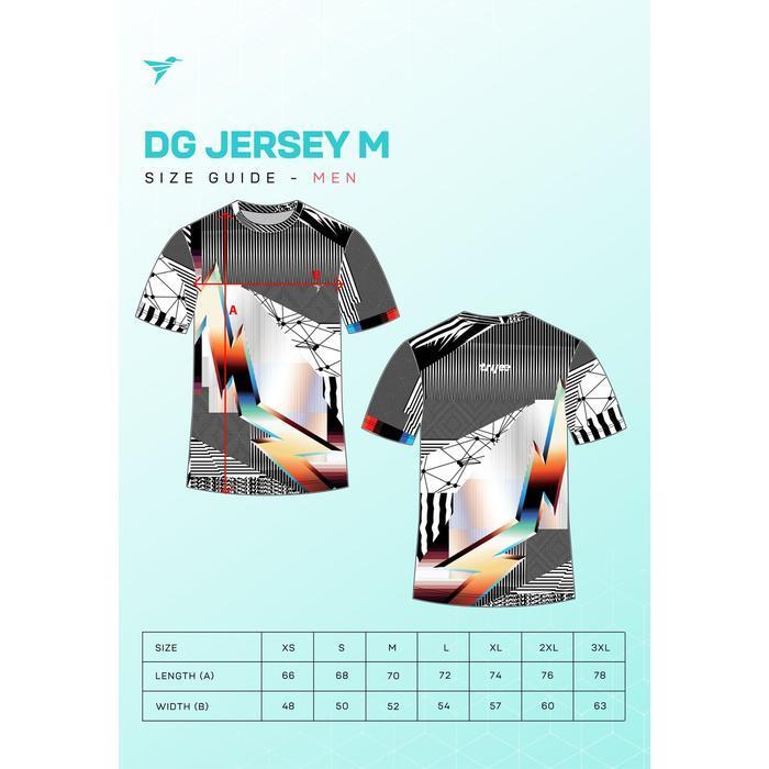 Kaos Olahraga Pria - Trijee DG Jersey Men Short Sleeve (Duochrome Glitch)