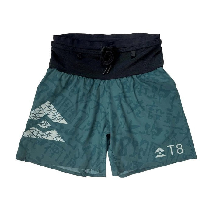 T8 Men's Sherpa Shorts (Inked Teal) - Celana Pendek Lari