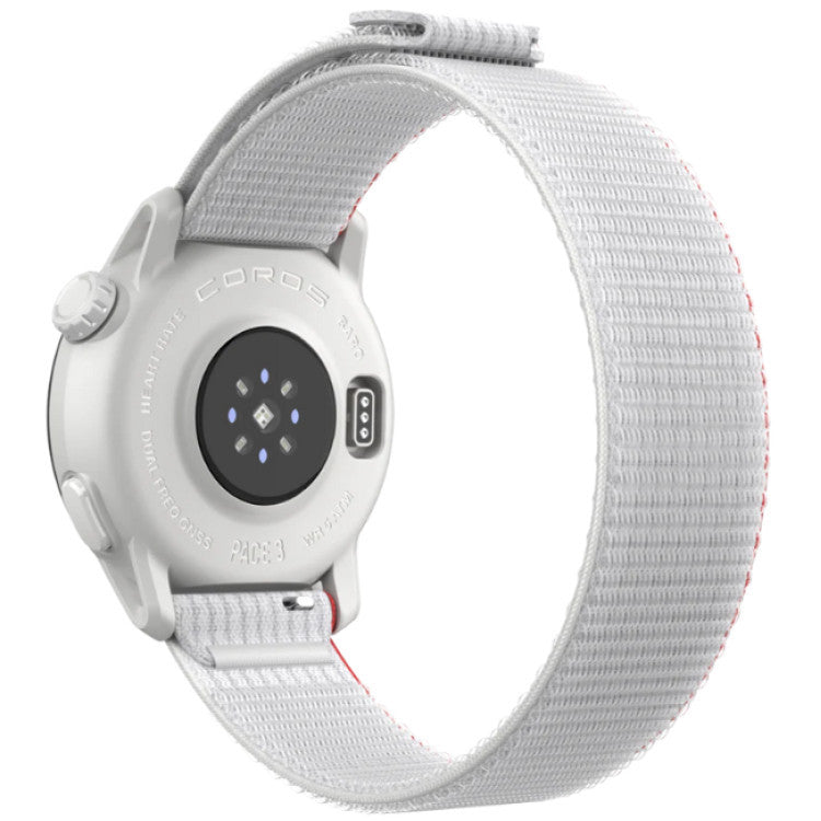 Coros Pace 3 GPS - Nylon Chalk / Running Sport Watch / Jam Tangan Smartwatch Outdoor