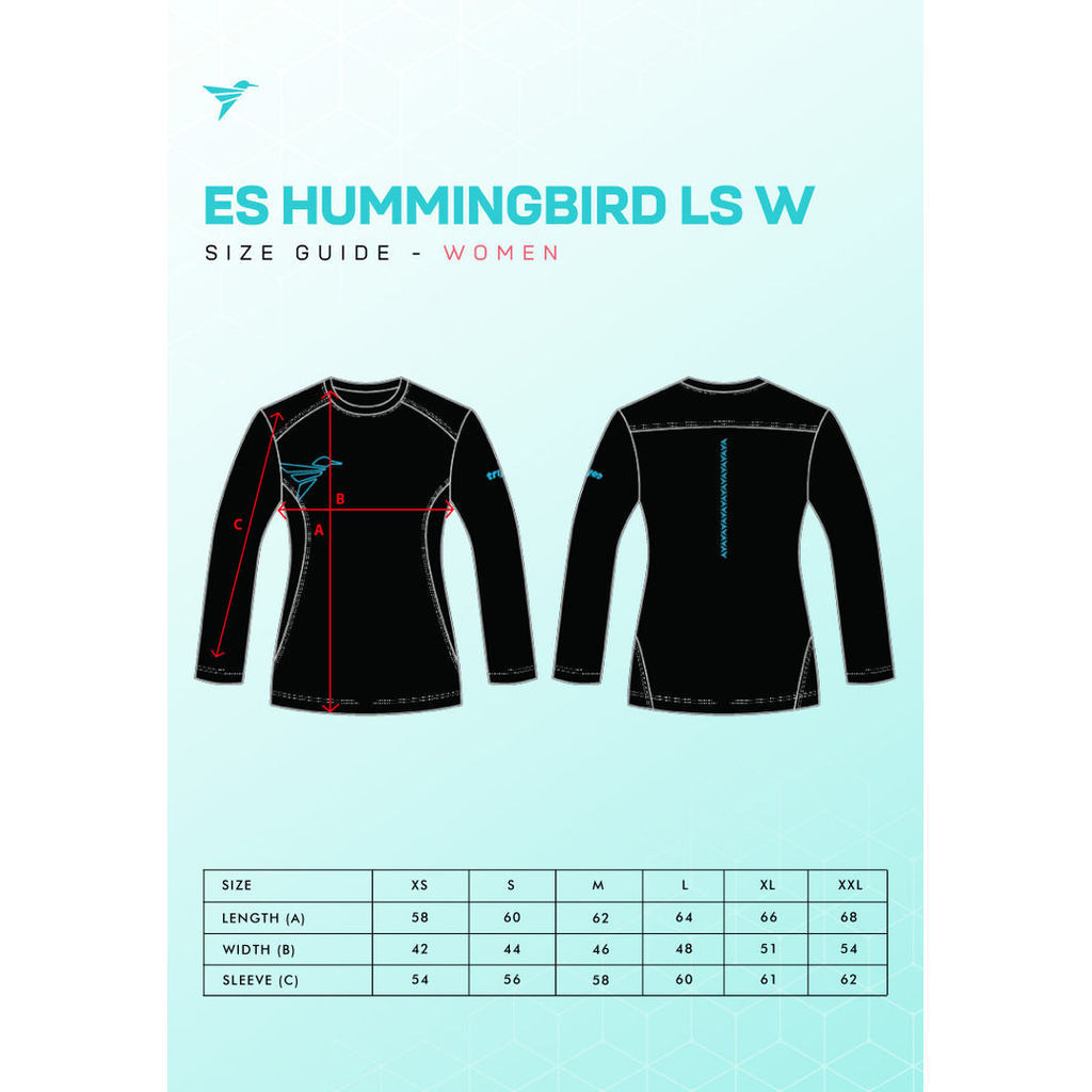 Kaos Wanita Jersey Dryfit Baju Olahraga - Trijee ES HummingBird Long Sleeve Women - Pink