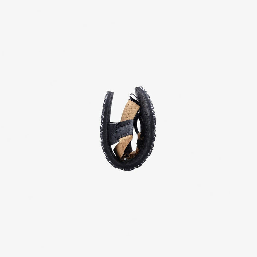 Pyopp Fledge Jelajah Road Barefoot Flip Flops - Tincel Brown On Black