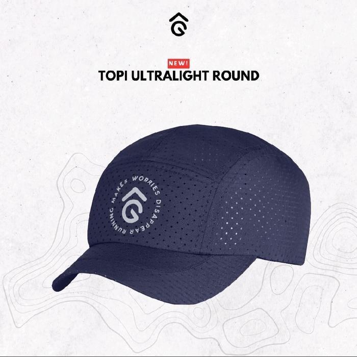 Topi Lari Ringan & Breathable - Angsana Series Round Running Cap