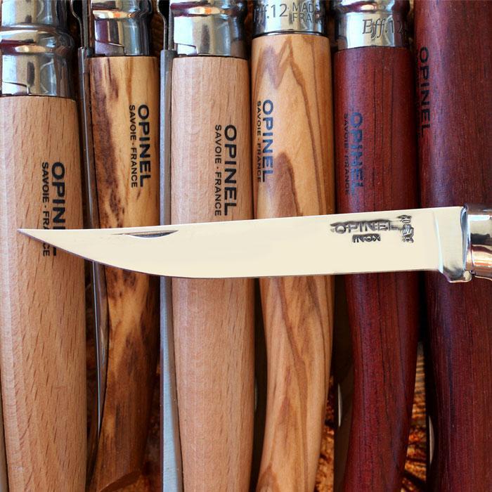 Opinel No.12 Slim Line Olive Tree - Pisau Lipat Outdoor