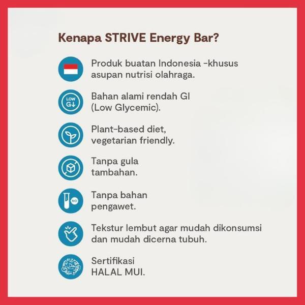 Strive Energy Bar Mix Bite Site - Camilan Instant Berenergi