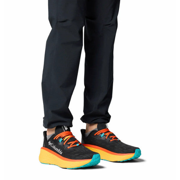 Sepatu Lari Pria Trail Running - Columbia Men's Konos Elevate™ Shoes (Black/Red Quartz)