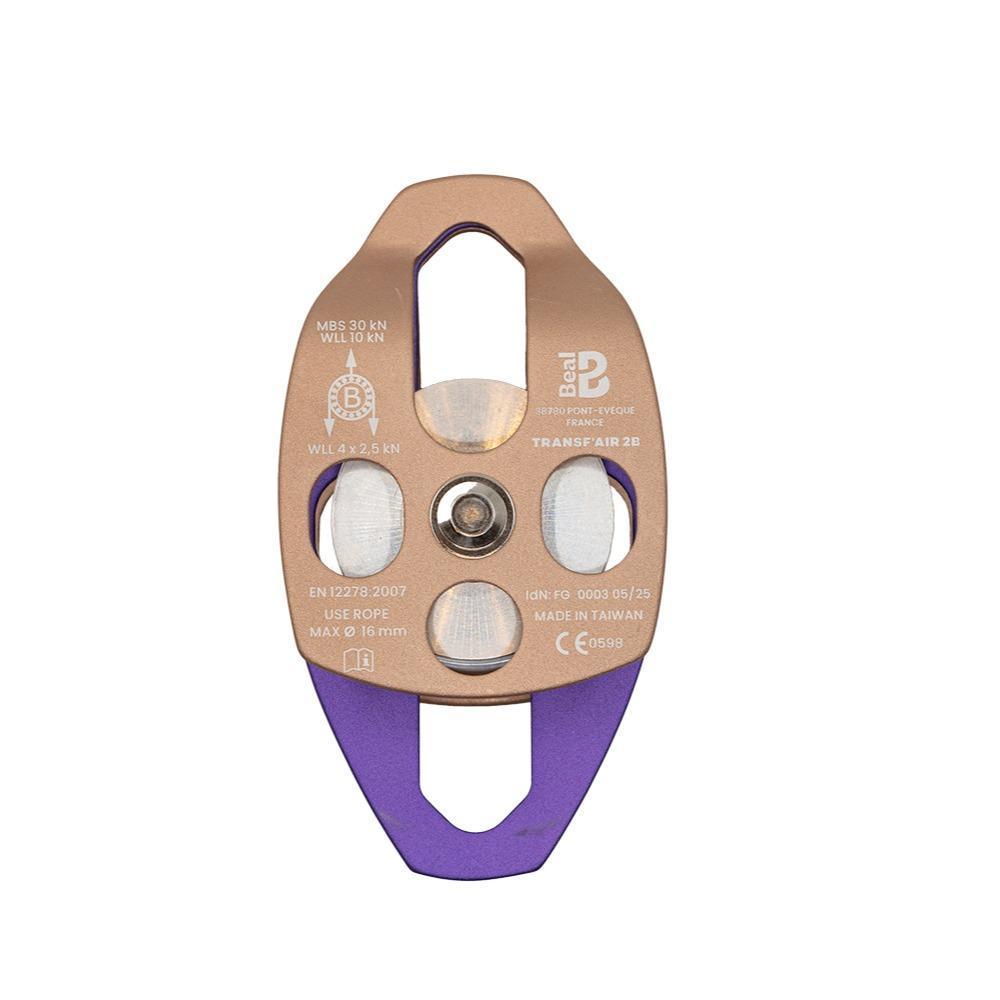 Katrol Ganda/ Twin Pulley - Beal TRANSF'AIR 2B - Standar EN 12278
