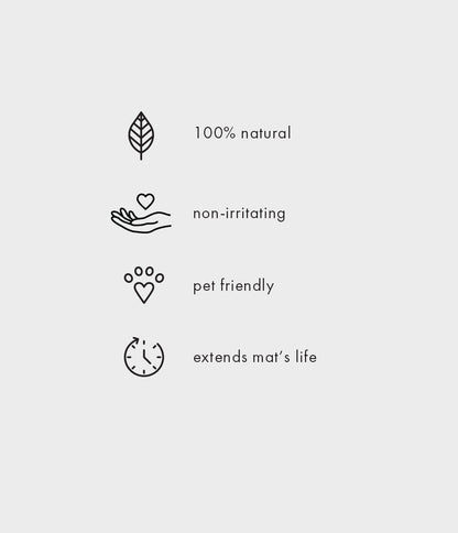 Manduka Natural Rubber Yoga Mat Restore Spray - Gingergrass (8oz/237ml)