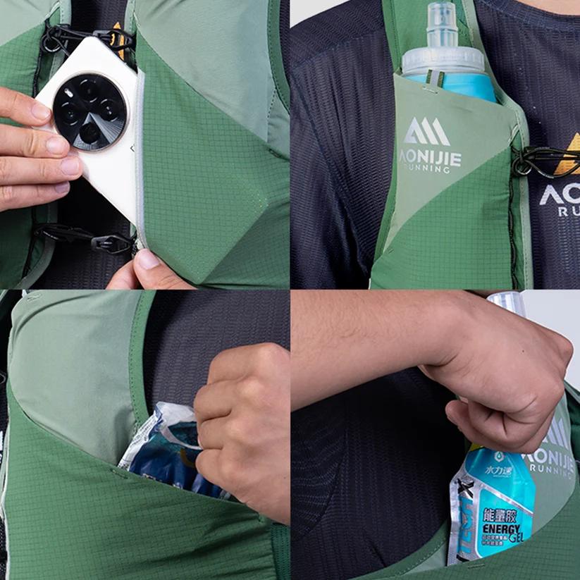Tas Rompi Lari Aonijie MB-8 8L Mont Blanc Series - Hydration Vest Trail Running