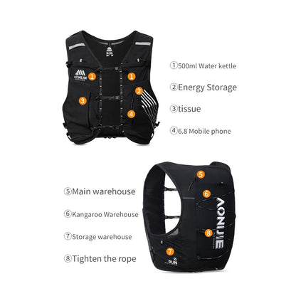 Tas Rompi Lari Trail Aonijie C9116 Original - Hydration Vest Running & Marathon