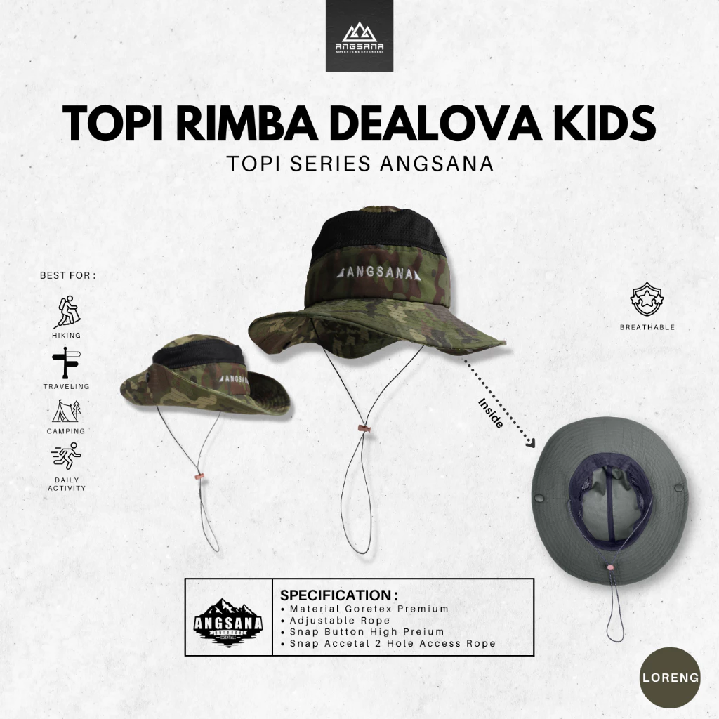 Angsana Topi Rimba Seri Dealova