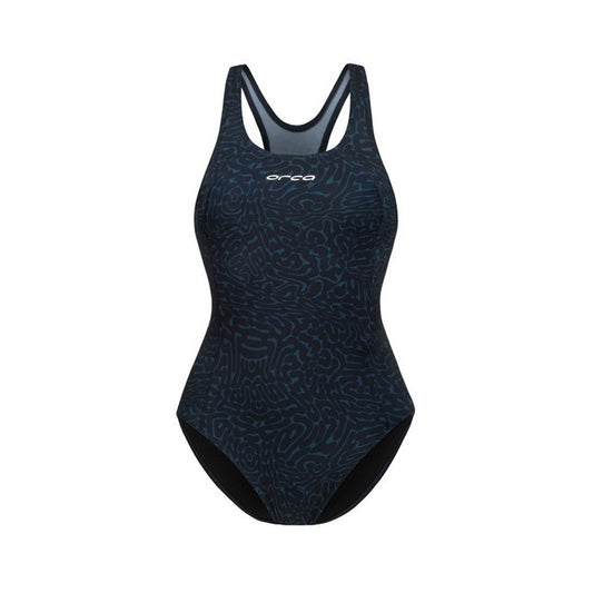 Orca Core One Piece Women's Swimsuit - Dark Blue Diploria