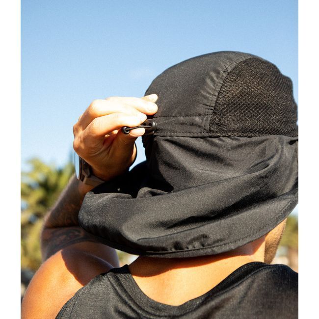 Orca Desert Cap Black - Topi Lari Trail/Olahraga