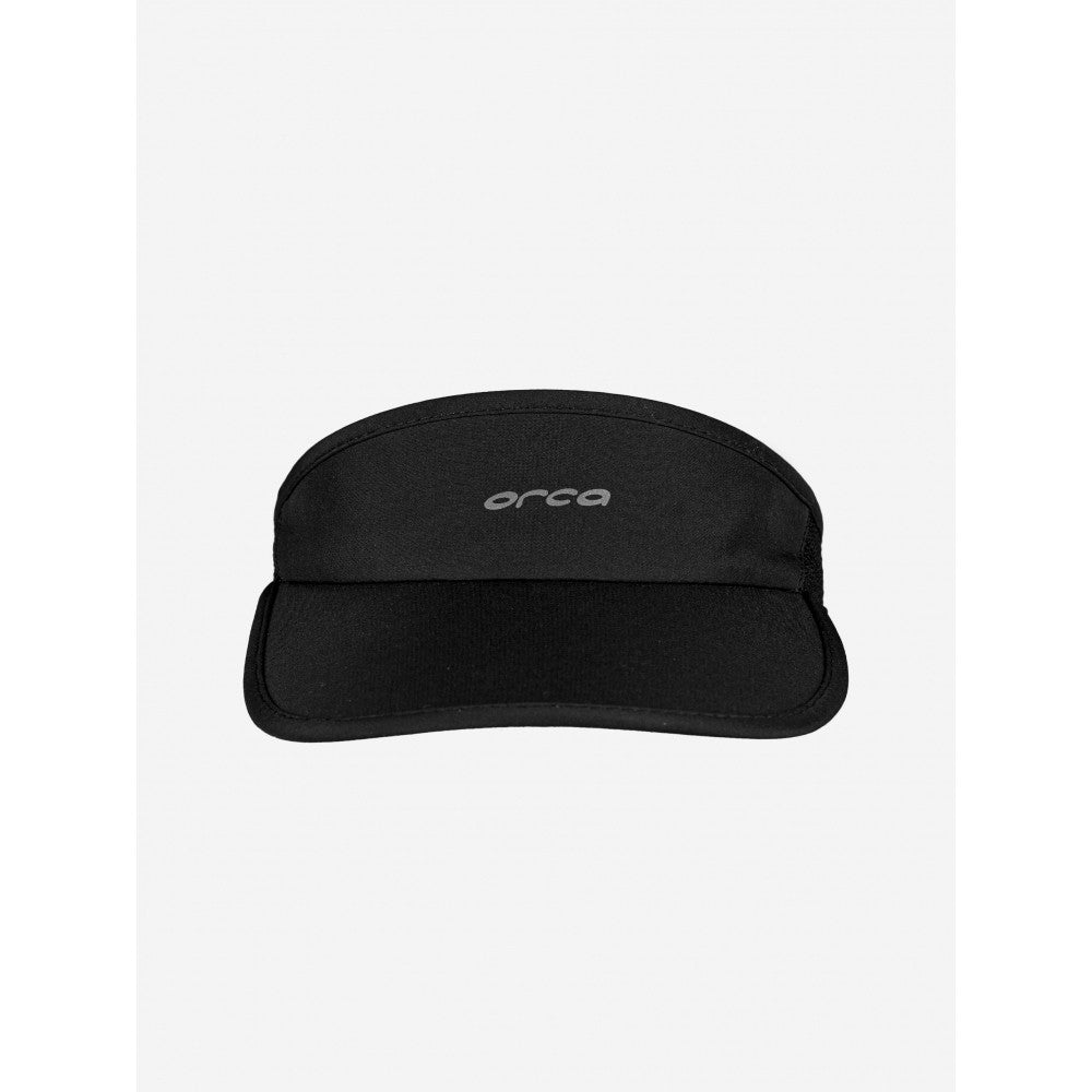 Orca Unisex Visor Black - Topi Lari/Olahraga