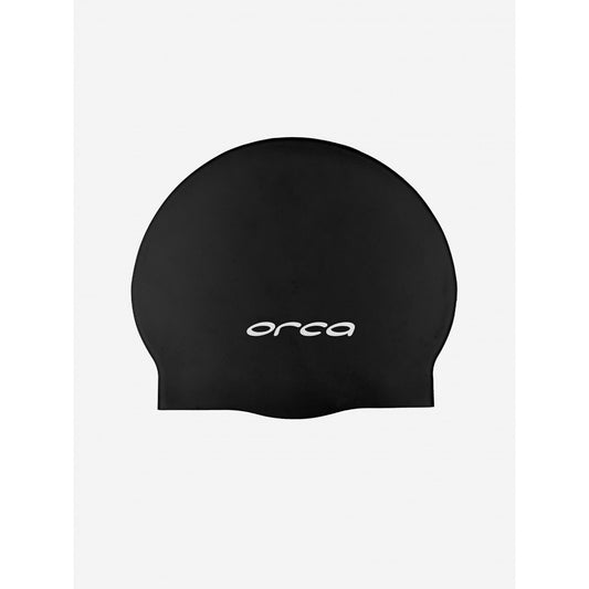 Orca Silicone Swim Cap - Black
