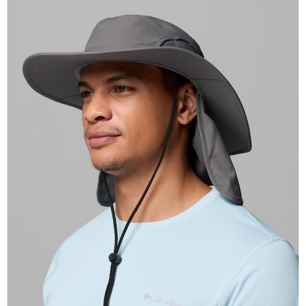 Topi Booney Hiking - Columbia Coolhead Zero IV Booney Hat (City Grey)