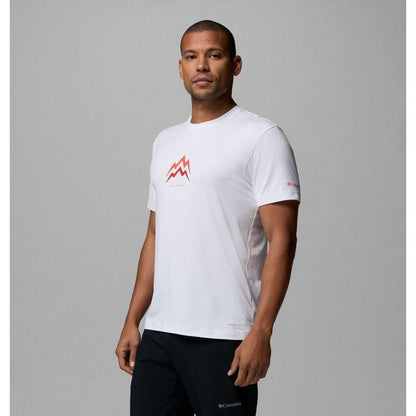 Kaos Outdoor Pria - Columbia Men's Parsons Point SS Graphic T-Shirt (White)