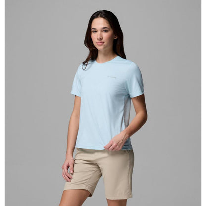 Columbia Women's Wild Springs Short Sleeve Shirt (Marine Light)