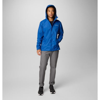 Jaket Gunung Pria Packable - Columbia Men’s Watertight II Jacket (Mountain Blue)