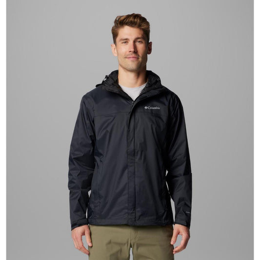 Jaket Gunung Pria Packable - Columbia Men’s Watertight II Jacket (Black)