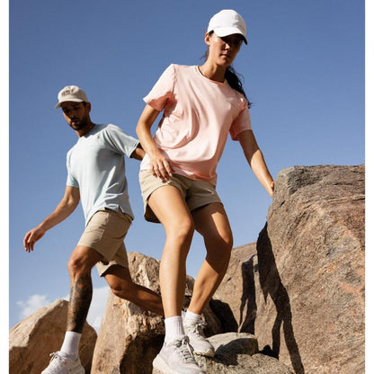 Columbia Women's Wild Springs Short Sleeve Shirt (Pink Sand)