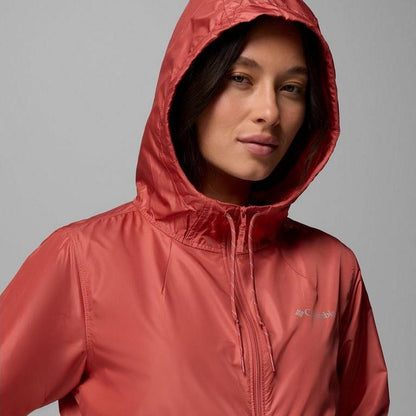 Jaket Outdoor Wanita - Women's Flash Forward II Windbreaker (Washed Red, Pink Sand)
