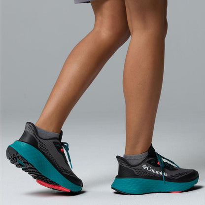 Sepatu Lari Wanita Trail Running - Columbia Women's Konos Trillium ATR™ Shoes (City Grey, Teal)