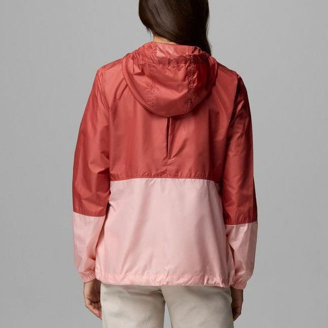 Jaket Outdoor Wanita - Women's Flash Forward II Windbreaker (Washed Red, Pink Sand)